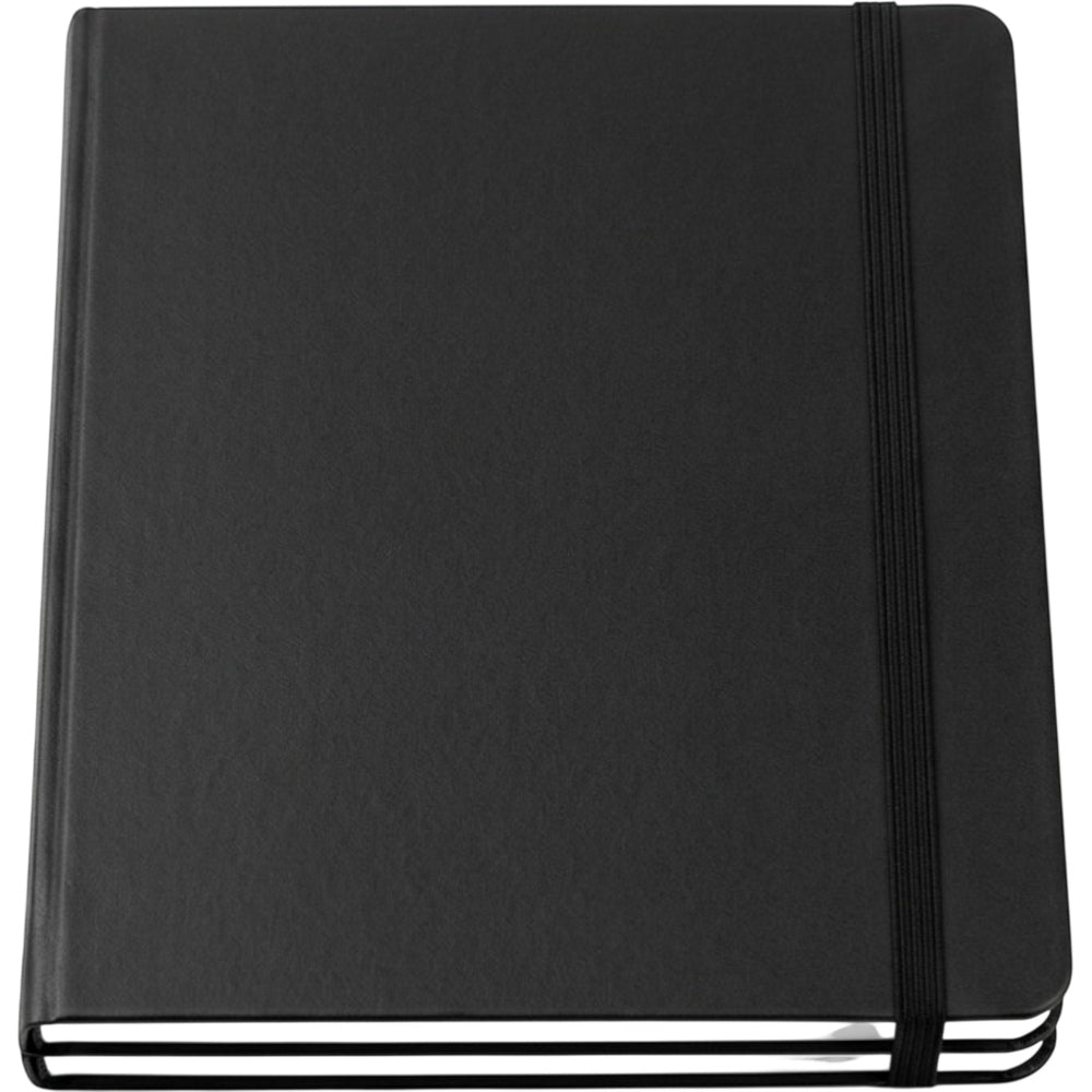 Zylocraf Dotted Grid Notebook A5 Lay Flat 192 Pages Black